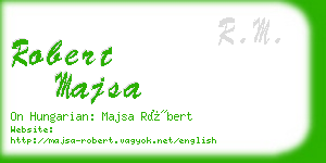 robert majsa business card